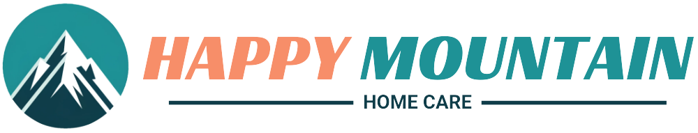 Happy Mountain Home Care Logo Horizontal
