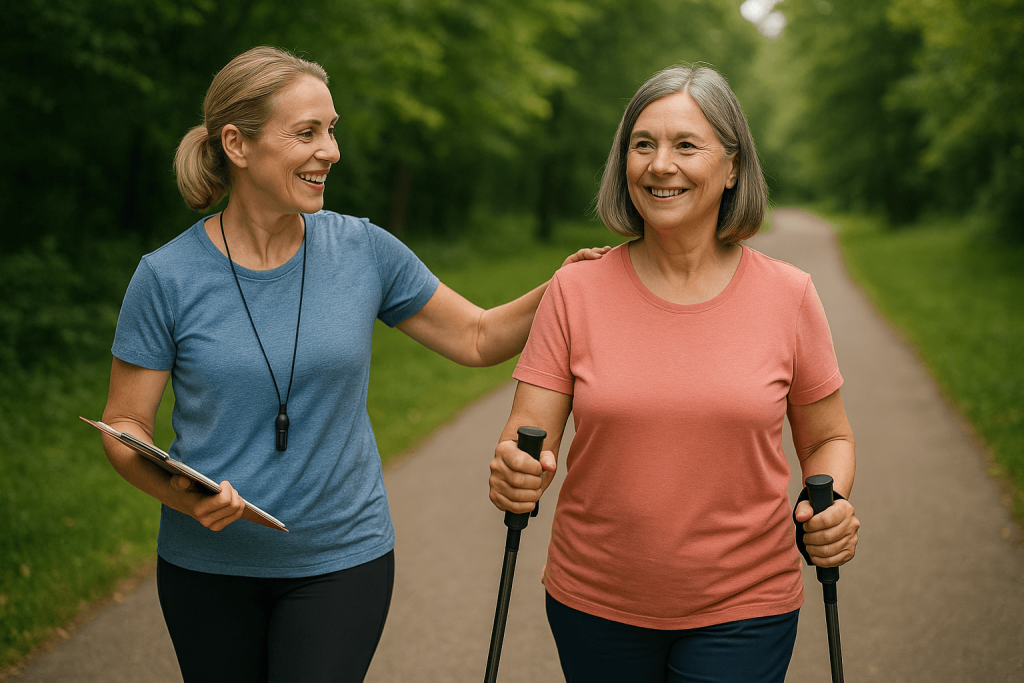 Exercising with Coach for Memory Care