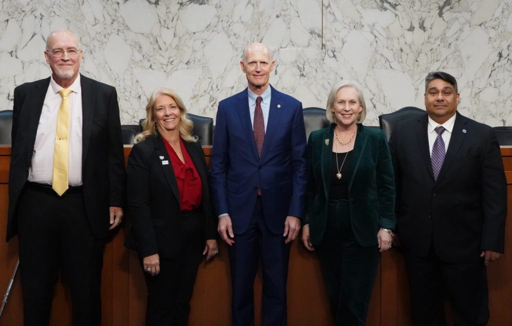 Senators Rick Scott and Kirsten Gillibrand